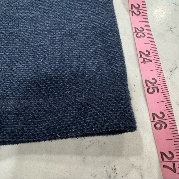 The North Face Men’s Size Large Navy Quarter Zip Pullover Sweatshirt Black Logo - Picture 13 of 14